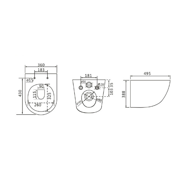 Инсталляция LEMARK (комплект 3 в 1) PENEDA EXPERT с кнопкой BIT ХРОМ ГЛЯНЕЦ + унитаз GLAZER БЕЛЫЙ подвесной безободковый 100121431