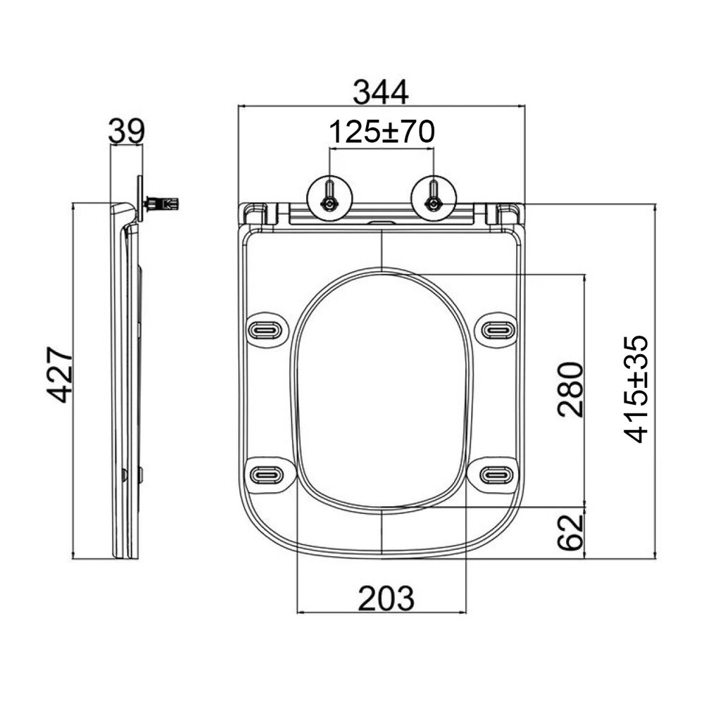 Инсталляция LEMARK (комплект 3 в 1) PENEDA с кнопкой BIT БЕЛЫЙ ГЛЯНЕЦ + унитаз FLOREX БЕЛЫЙ подвесной безободковый 100804418