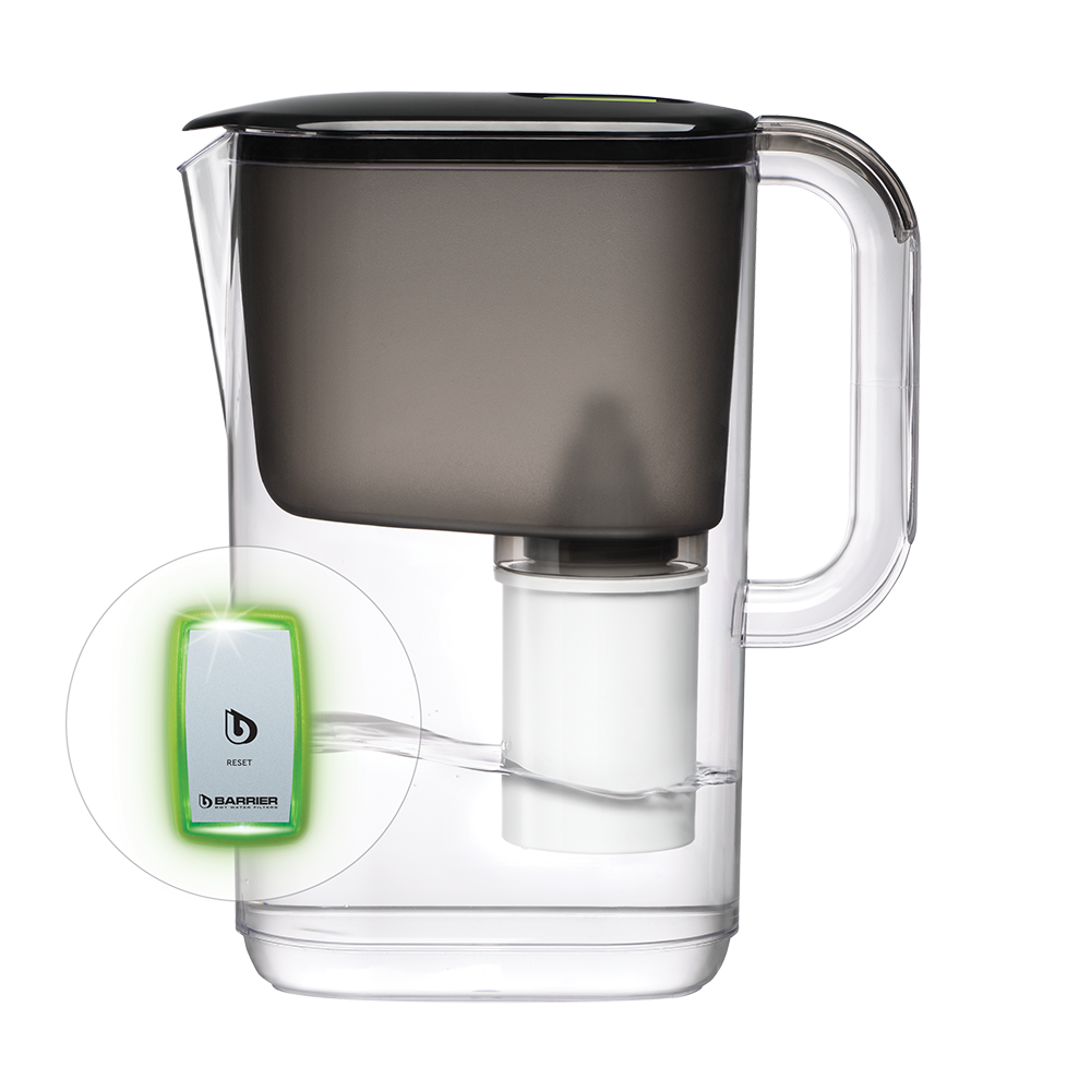 Фильтр-кувшин "Барьер Стайл XS"(ТОКИО) черный Опти-Лайт (2,5л/1,1л) В855Р00*