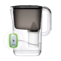 Фильтр-кувшин "Барьер Стайл XS"(ТОКИО) черный Опти-Лайт (2,5л/1,1л) В855Р00*