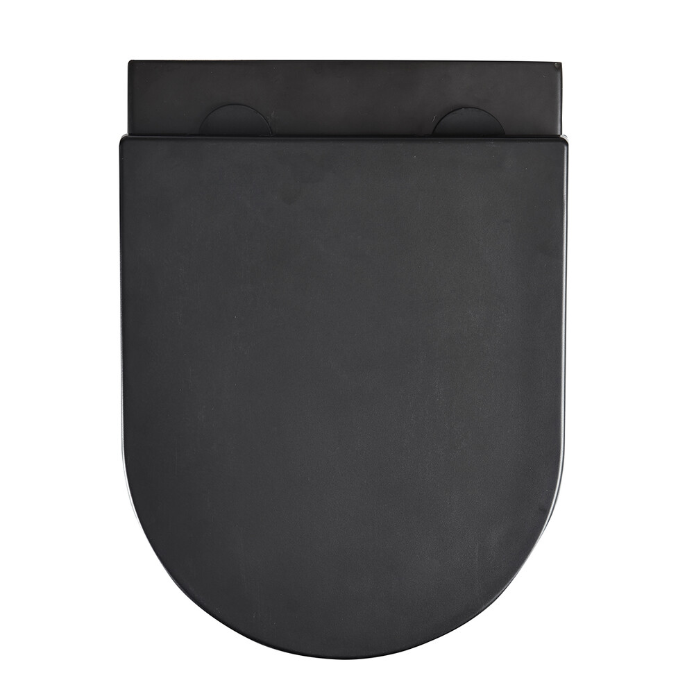 Унитаз LEMARK GLAZER подвесной безободковый с сиденьем микролифт, смыв вихревой ТОРНАДО (поколение 3.0) ЧЕРНЫЙ МАТОВЫЙ 9612004