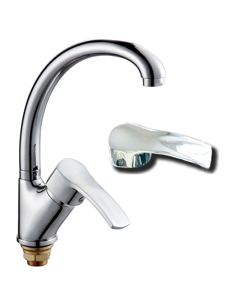 Смеситель Кухня d-40 дл. нос на гайке боковая ручка ПСМ - 335 - КТ/023 ПЛЮС тип См-МОЦБА