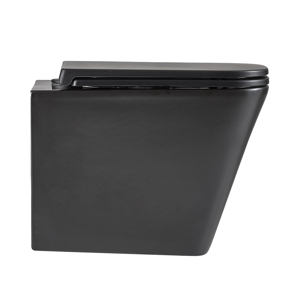 Инсталляция LEMARK (комплект 3 в 1)  PENEDA EXPERT с кнопкой BIT ЧЕРНЫЙ МАТОВЫЙ + унитаз FLOREX ЧЕРНЫЙ подвесной безободковый 100122236