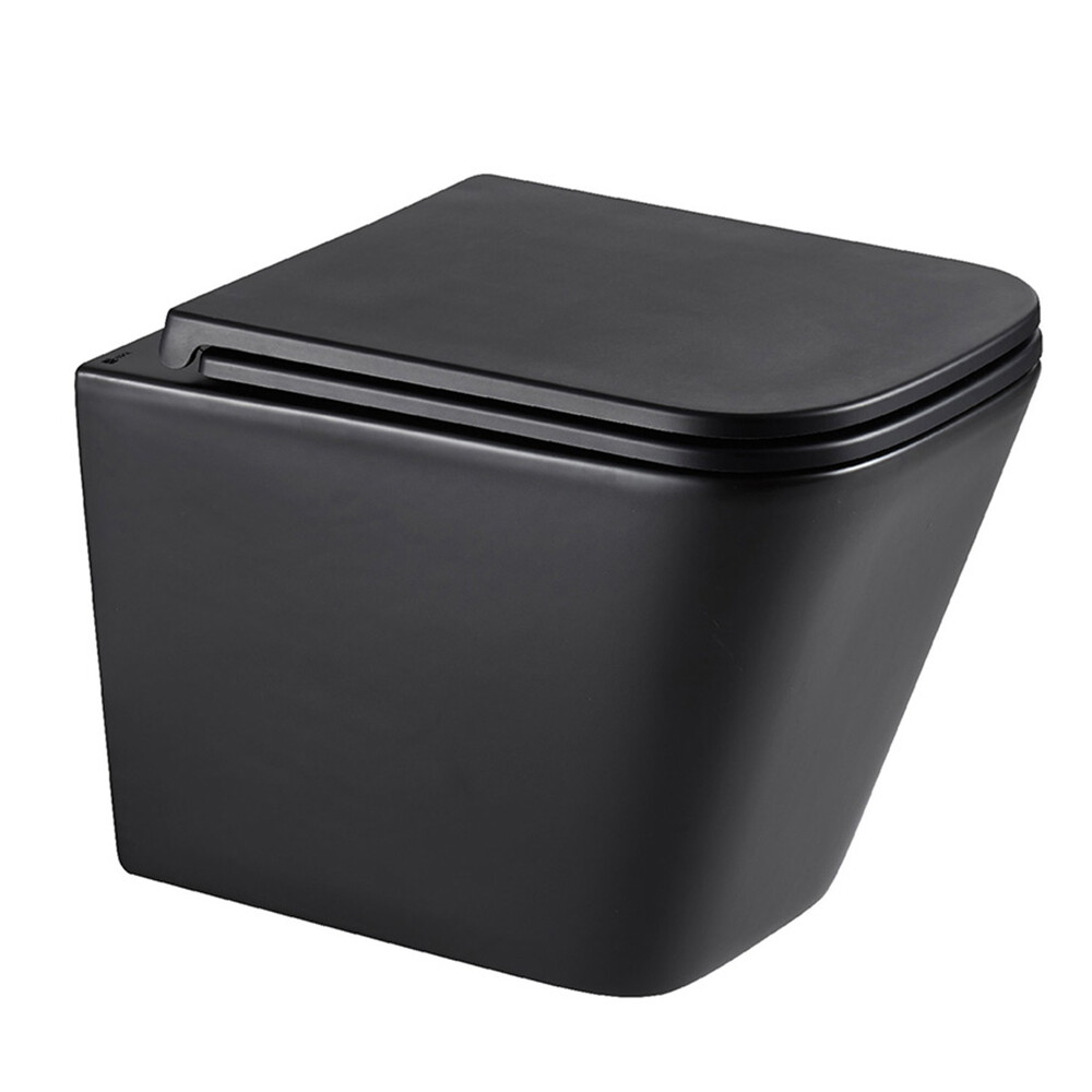 Инсталляция LEMARK (комплект 3 в 1)  PENEDA EXPERT с кнопкой BIT ЧЕРНЫЙ МАТОВЫЙ + унитаз FLOREX ЧЕРНЫЙ подвесной безободковый 100122236