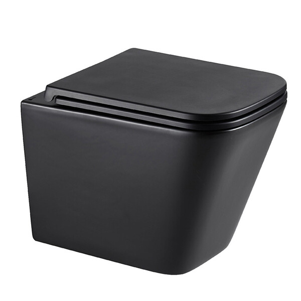 Инсталляция LEMARK (комплект 3 в 1)  PENEDA с кнопкой BIT ЧЕРНЫЙ МАТОВЫЙ + унитаз FLOREX ЧЕРНЫЙ подвесной безободковый 100802234