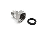 Полусгон с накидной гайкой 3/4"х1/2" г/ш (для счётчика воды) SANTREK