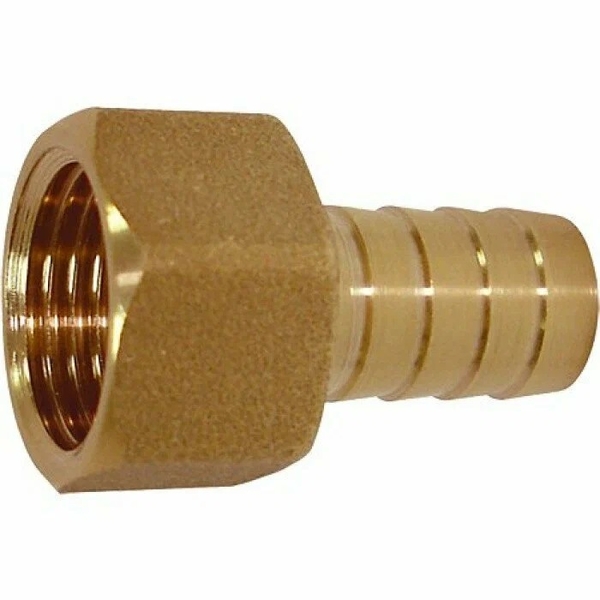 Штуцер -  гайка 1/2" - 8 ( для сада и огорода, стальной с покрытием) 