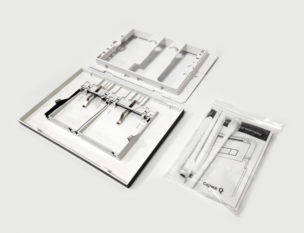 Клавиша смыва HOLLER MBE, черный матовый (162*240*16)