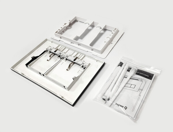 Клавиша смыва HOLLER MBE, черный матовый (162*240*16)