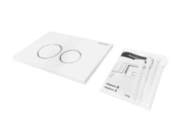 Клавиша смыва HOLLER MWRC, белый (162*240*16)