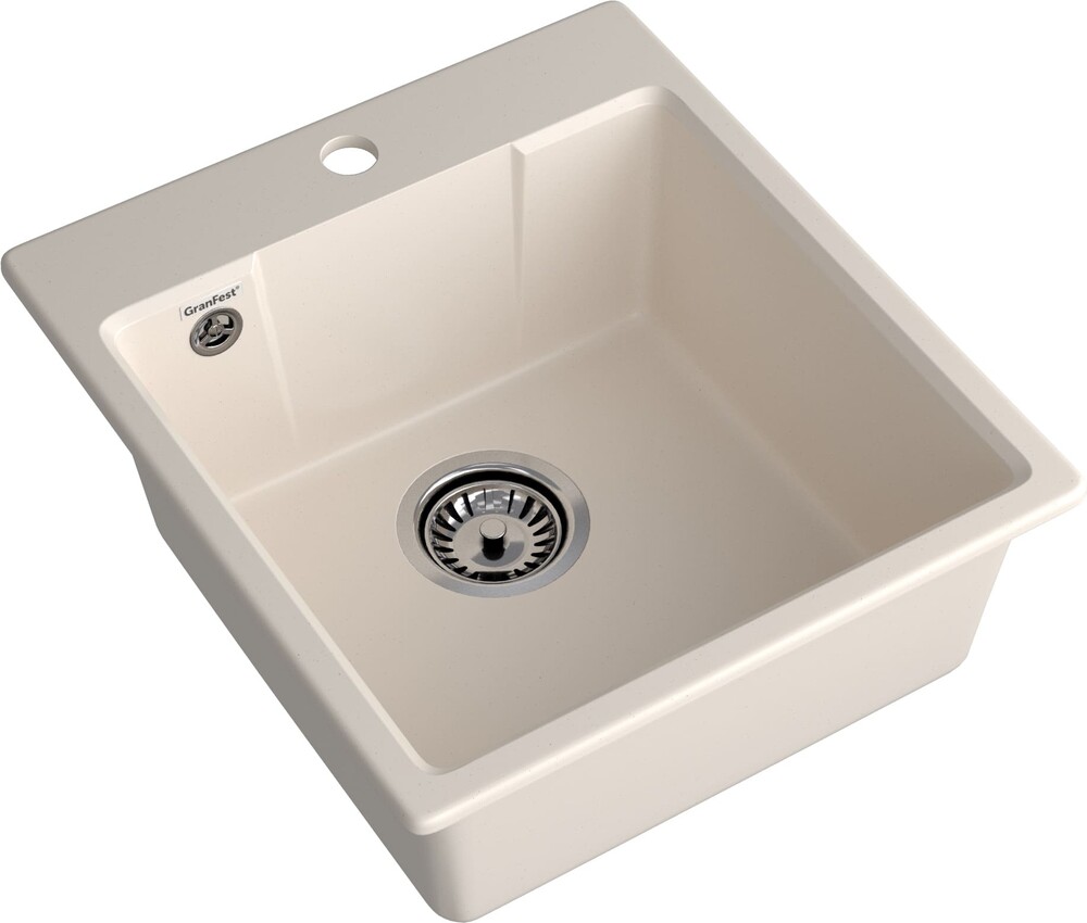 Мойка для кухни GranFest URBAN GF-URBAN 644 440*490мм 1 чаша (644 белый)