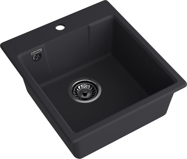 Мойка для кухни GranFest URBAN GF-URBAN 644 440*490мм 1 чаша (644 черный)