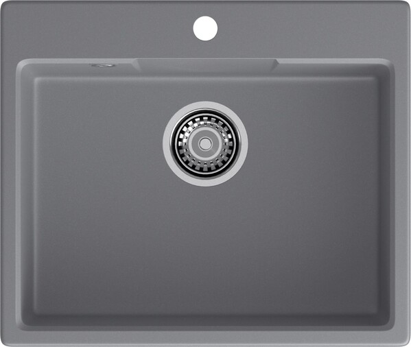 Мойка для кухни GranFest URBAN GF-URBAN 658 580*490мм 1 чаша (658 темно-серый)