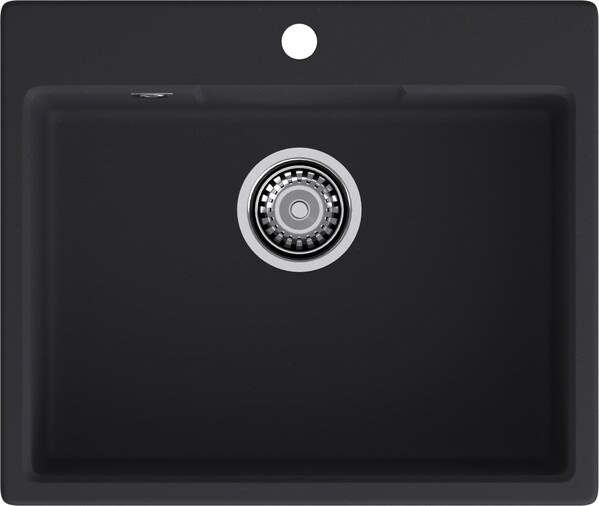 Мойка для кухни GranFest URBAN GF-URBAN 658 580*490мм 1 чаша (658 черный)