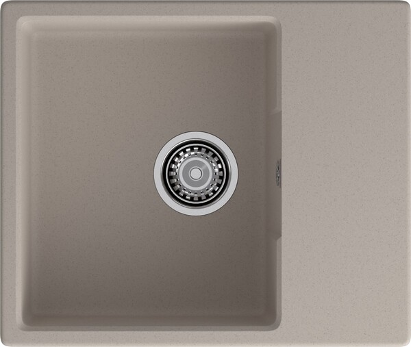 Мойка для кухни GranFest URBAN GF-URBAN 658L 580*490мм 1 чаша+крыло (658L песочный)