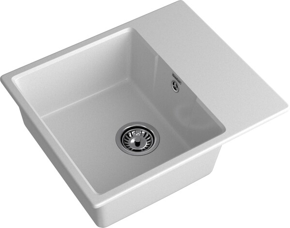 Мойка для кухни GranFest URBAN GF-URBAN 658L 580*490мм 1 чаша+крыло (658L серый)