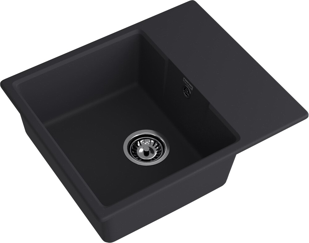 Мойка для кухни GranFest URBAN GF-URBAN 658L 580*490мм 1 чаша+крыло (658L черный)
