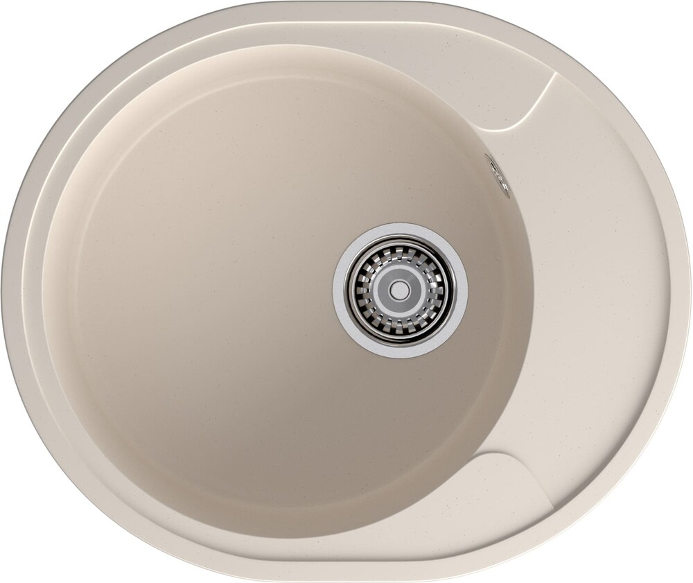 Мойка для кухни GranFest URBAN GF-URBAN 857L 570*480мм 1 чаша+крыло (857L белый)