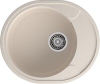 Мойка для кухни GranFest URBAN GF-URBAN 857L 570*480мм 1 чаша+крыло (857L белый)