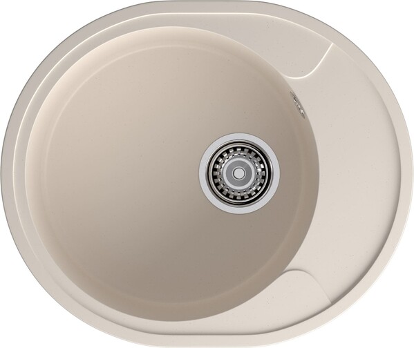 Мойка для кухни GranFest URBAN GF-URBAN 857L 570*480мм 1 чаша+крыло (857L белый)