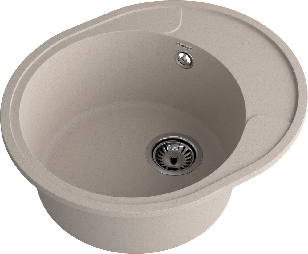 Мойка для кухни GranFest URBAN GF-URBAN 857L 570*480мм 1 чаша+крыло (857L песочный)