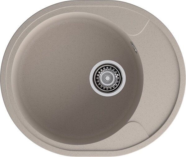 Мойка для кухни GranFest URBAN GF-URBAN 857L 570*480мм 1 чаша+крыло (857L песочный)