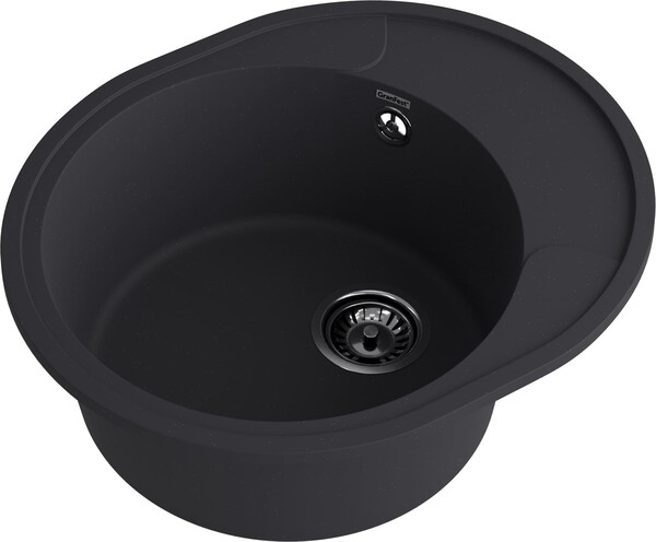 Мойка для кухни GranFest URBAN GF-URBAN 857L 570*480мм 1 чаша+крыло (857L черный)