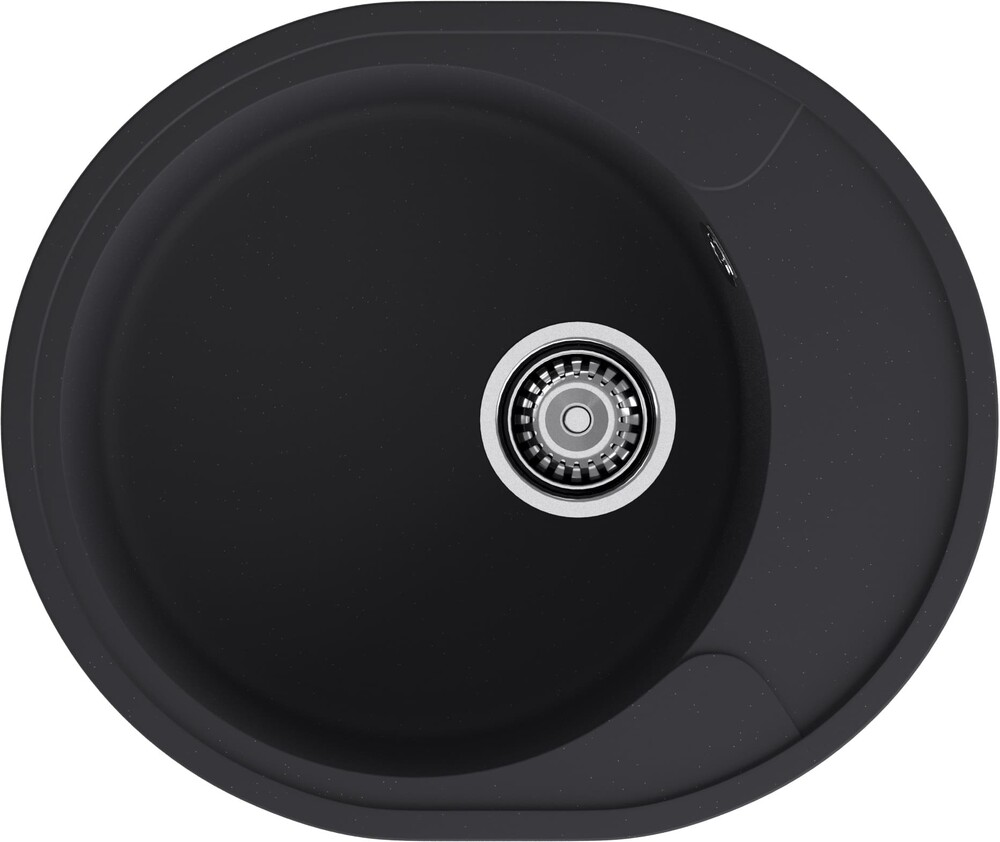 Мойка для кухни GranFest URBAN GF-URBAN 857L 570*480мм 1 чаша+крыло (857L черный)