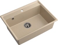  Мойка для кухни GranFest Композит LEVEL 660 чаша 660*500 (LV-660 песочный)