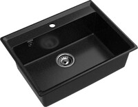 Мойка для кухни GranFest Композит LEVEL 660 чаша 660*500 (LV-660 черный)