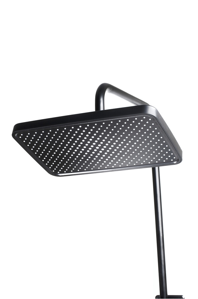 Душевая система SANTREK AQUA-1300 PRESTIGE (SAP-1300)  шар. d-28 с верхним душем, смесителем, гигиен лейкой (черный)