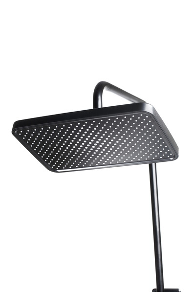 Душевая система SANTREK AQUA-1300 PRESTIGE (SAP-1300)  шар. d-28 с верхним душем, смесителем, гигиен лейкой (черный)