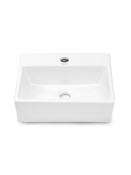 Раковина подвесная HOLLER K-6150 (380*300*120мм), белая (+ крепеж)