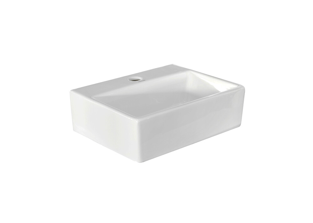 Раковина подвесная HOLLER K-6150 (380*300*120мм), белая (+ крепеж)