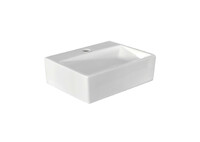 Раковина подвесная HOLLER K-6150 (380*300*120мм), белая (+ крепеж)