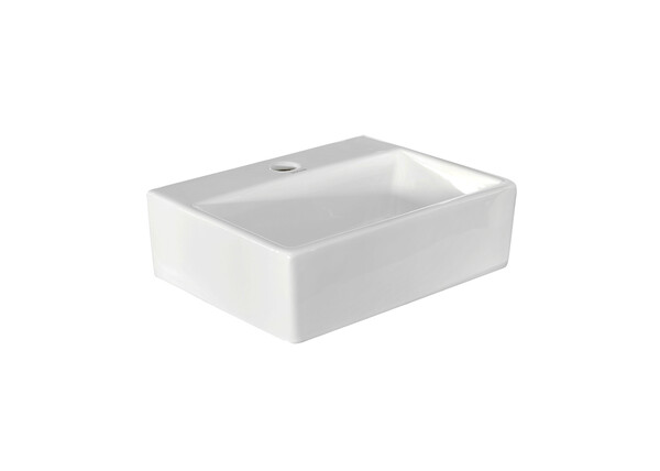 Раковина подвесная HOLLER K-6150 (380*300*120мм), белая (+ крепеж)