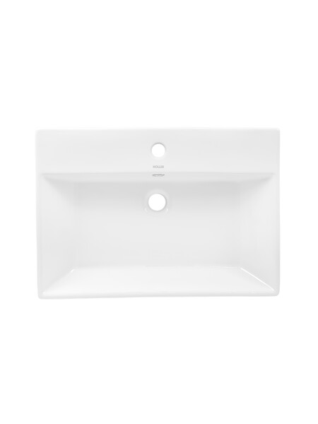 Раковина подвесная HOLLER K-6036-60 (600*415*150мм), белая (+ крепеж)
