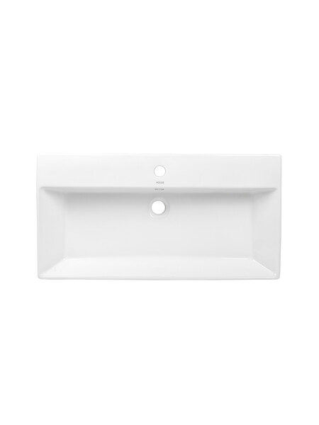 Раковина подвесная HOLLER K-6036-80 (800*420*150мм), белая (+ крепеж)