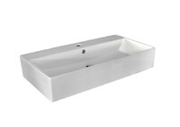 Раковина подвесная HOLLER K-6036-80 (800*420*150мм), белая (+ крепеж)