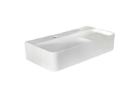 Раковина подвесная HOLLER K-6374 (600*310*130мм), белая (+ крепеж)