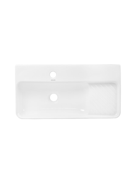 Раковина подвесная HOLLER K-6374 (600*310*130мм), белая (+ крепеж)