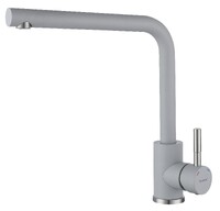 Смеситель Кухня QUARZ GRANFEST  Z-5411 d=35 Г-обр. (серый)