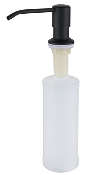 Дозатор GRANFEST-QUARZ  Z-5001 "Круглый" с колбой 250 мм (черный)