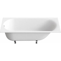 Ванна из литьевого мрамора BAS "АФИНА" 170х70 Белый (БЕЗ АВТОСЛИВА) ВА00026