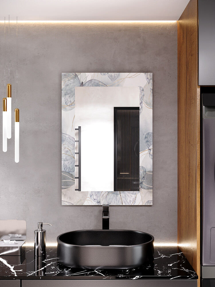 Зеркало SANTREK HOME (фотопечать) "Асти" 550х800мм (прямоугольное)