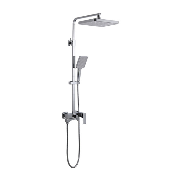  2476 Душевая система Frap со смесителем и тропическим душем (хром)