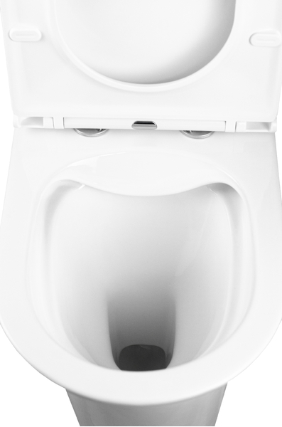   Унитаз-компакт безободковый HOLLER ESTET (620*365*835мм сиденье дюропласт с микролифтом, арматура 2-х режимная)  (2 места) белый   СНИЖЕНА ЦЕНА !!!