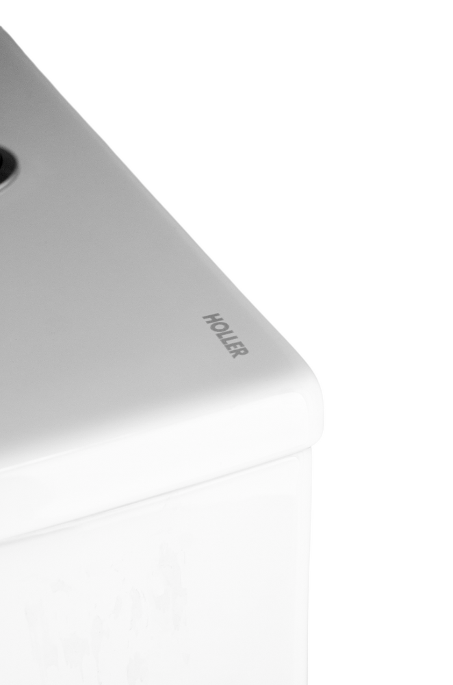 Унитаз-компакт безободковый HOLLER ZOOM (620*365*820мм сиденье дюропласт с микролифтом, арматура 2-х режимная)  (2 места) белый