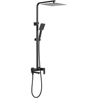 24802-16 Душевая система Frap d-35 с верхним душем (черный)