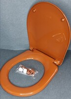 Сидение для унитаза "Лира", "Валдай", "Рио" КОРИЧНЕВОЕ г.Киров (70)